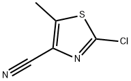 2-Chloro-5-Methylthiazole-4-carbonitrile Structure
