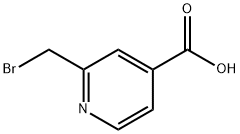 4-Pyridinecarboxylic acid, 2-(broMoMethyl)- Structure