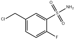 5-(클로로메틸)-2-플루오로벤젠설포나미드 구조식 이미지