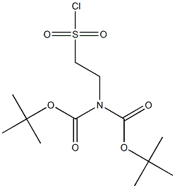 N,N-bisBoc 2-ChlorosulfonylethylaMine 구조식 이미지