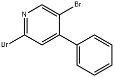2,5-Dibromo-4-phenylpyridine Structure