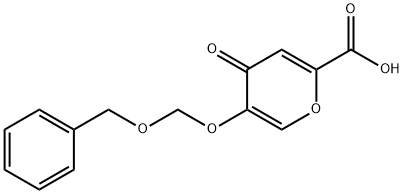5-(benzyloxymethoxy)-4-oxo-4H-pyran-2-carboxylic acid Structure