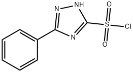 5-phenyl-1H-1,2,4-triazole-3-sulfonyl chloride Structure