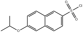 6-isopropoxynaphthalene-2-sulfonyl chloride Structure