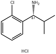 (R)-1-(2-클로로페닐)-2-메틸프로판-1-a민염산염 구조식 이미지