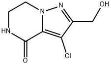3-chloro-2-(hydroxyMethyl)-6,7-dihydropyrazolo[1,5-a]pyrazin-4(5H)-one Structure
