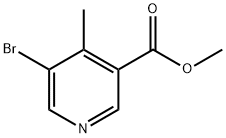 Methyl 5-broMo-4-Methylnicotinate Structure