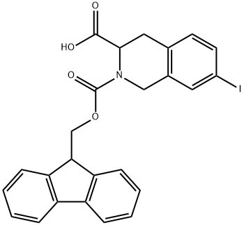 6-iodo-1,2,3,4-tetrahydroisoquinoline-3-carboxylic acid Structure