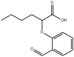 2-(2-ForMylphenoxy)hexanoic acid 구조식 이미지