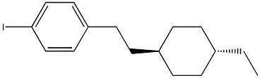 1-[2-(trans-4-Ethylcyclohexyl)ethyl]-4-iodobenzene Structure