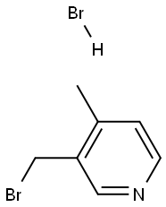 3-(BroMoMethyl)-4-Methylpyridine hydrobroMide Structure