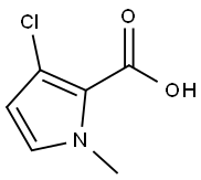 3-Chloro-1-Methyl-1H-pyrrole-2-carboxylic acid Structure