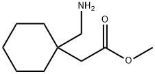 Cyclohexaneacetic acid, 1-(aMinoMethyl)-, Methyl ester 구조식 이미지