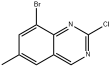 8-BroMo-2-chloro-6-Methylquinazoline 구조식 이미지