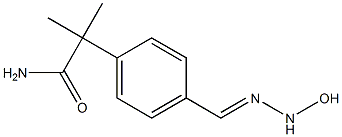 -[4-(N'-Hydroxycarbamimidoyl)phenyl]-2-methylpropanamide Structure