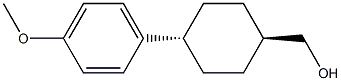 trans-4-(4-Methoxyphenyl)cyclohexanemethanol Structure