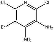 5-broMo-2,6-dichloropyridine-3,4-diaMine Structure