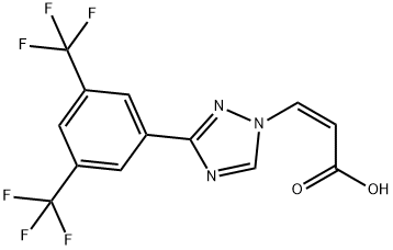 1388842-44-1 (Z)-3-(3-(3,5-bis(trifluoroMethyl)phenyl)-1H-1,2,4-triazol-1-yl)acrylic acid