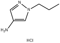 1-Propylpyrazol-4-aMine HCl 구조식 이미지