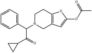 1391194-45-8 5-(2-cyclopropyl-2-oxo-1-phenylethyl)-4,5,6,7-tetrahydrothieno [3,2-c]pyridin-2-yl acetate