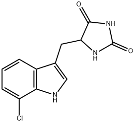 5-(7-Chloro-1H-indol-3-ylMethyl)-iMidazolidine-2,4-dione Structure