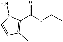 Ethyl 1-aMino-3-Methyl-1H-pyrrole-2-carboxylate 구조식 이미지