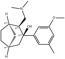 2-((diMethylaMino)Methyl)-3-(3-Methoxy-5-Methylphenyl)bicyclo[3.2.1]octan-3-ol 구조식 이미지