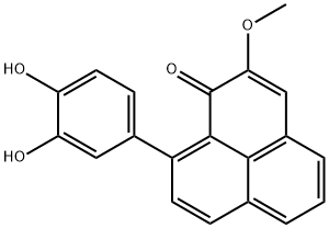 3',4'-Dihydroxy-2-O-Methylanigorufone Structure
