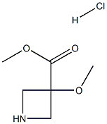 Methyl 3-Methoxyazetidine-3-carboxylate hydrochloride Structure