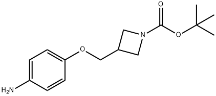 tert-Butyl 3-(4-aMinophenoxyMethyl)azetidine-1-carboxylate Structure