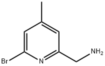 (6-BroMo-4-Methylpyridin-2-yl)MethanaMine Structure
