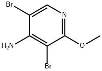 3,5-dibroMo-2-Methoxypyridin-4-aMine 구조식 이미지