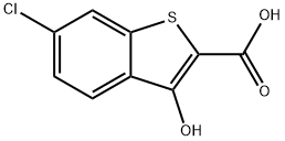 6-Chloro-3-hydroxybenzo[b]thiophene-2-carboxylic acid Structure