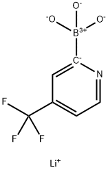 LithiuM (4-(trifluoroMethyl)pyridin-2-yl)trihydroxyborate Structure