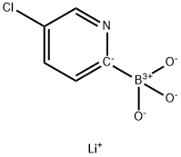 Lithium (5-chloropyridin-2-yl)trihydroxyborate Structure