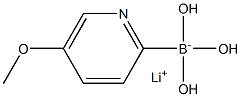 Lithium (5-methoxypyridin-2-yl)trihydroxyborate Structure