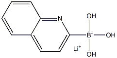 Lithium (quinolin-2-yl)trihydroxyborate Structure