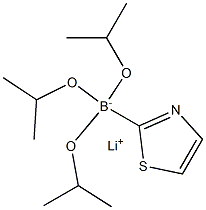 Lithium (thiazol-2-yl)triisopropoxyborate Structure