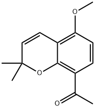 1-(5-Methoxy-2,2-diMethyl-2h-chroMen-8-yl)ethanone Structure
