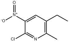 2-Chloro-5-ethyl-6-Methyl-3-nitropyridine Structure