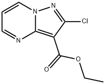 Ethyl 2-chloropyrazolo[1,5-a]pyriMidine-3-carboxylate 구조식 이미지