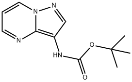 Tert-butyl pyrazolo[1,5-a]pyriMidin-3-ylcarbaMate 구조식 이미지