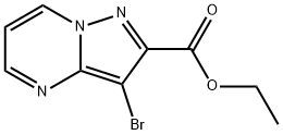Ethyl 3-broMopyrazolo[1,5-a]pyriMidine-2-carboxylate Structure