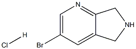 3-BroMo-6,7-dihydro-5H-pyrrolo[3,4-b]pyridine hydrochloride 구조식 이미지