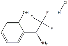 (R)-2-(1-aMino-2,2,2-trifluoroethyl)phenol hydrochloride Structure