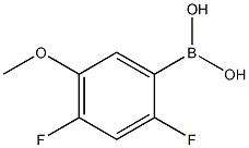 2,4-Difluoro-5-Methoxyphenylboronic acid 구조식 이미지