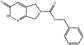 Benzyl 3-oxo-5,7-dihydro-2H-pyrrolo[3,4-c]pyridazine-6(3H)-carboxylate 구조식 이미지