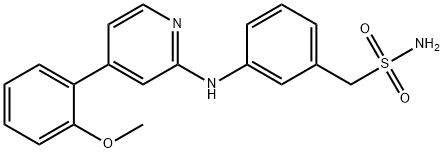 3-[[4-(2-Methoxyphenyl)-2-pyridinyl]aMino]-benzeneMethanesulfonaMide Structure