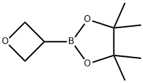 4,4,5,5-TetraMethyl-2-(oxetan-3-yl)-1,3,2-dioxaborolane 구조식 이미지