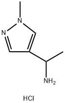 1-(1-Methyl-1H-pyrazol-4-yl)ethanaMine hydrochloride Structure